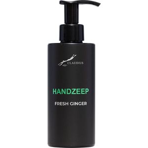 Handzeep Fresh Ginger 300 ml - met pomp - zwarte fles