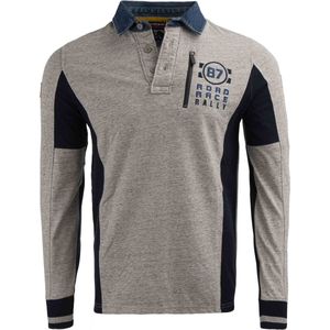 Heren T-shirt - Rugbyshirt - Heavy Jersey - Colorblocking