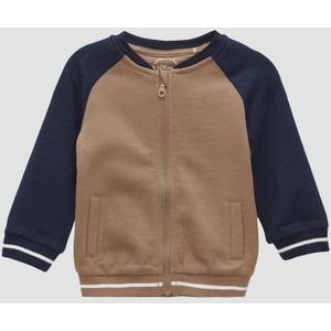 Sweatvest - Ronde Hals - Sweatstof - Geribbelde Kraag - Lange Mouwen