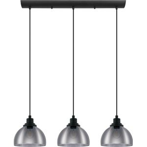 EGLO Beleser Hanglamp - E27 - 90,5 cm - Zwart