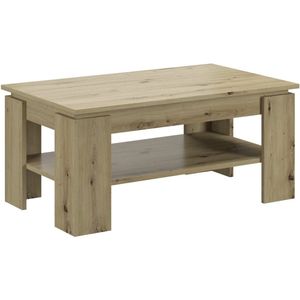 Titan Salontafel - Houten materiaal - Artisan Oak Replica - Duurzame productie - 100cm x 45cm x 60cm