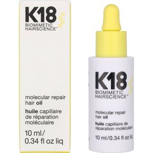 K18 - Molecular Repair Hair Oil - Droge Olie - 10 ml - Voedende Olie voor Beschadigd en Broos Haar