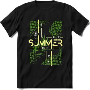 Crazy Summer | TSK Studio Zomer Kleding  T-Shirt | Groen | Heren / Dames | Perfect Strand Shirt Verjaardag Cadeau Maat S