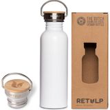 Retulp Urban - Waterfles - Drinkfles - 750 ml - RVS - Chalk White
