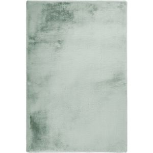 Tapijtenloods Heaven Vacht Vloerkleed Hoogpolig Soft Touch Pastel Groen- 200 CM ROND