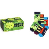 Happy Socks kids giftbox 3P sokken peek a boo multi