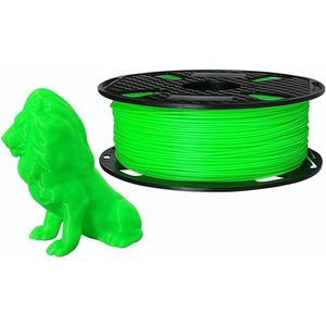 Fluo Green PLA Filament 1.75 mm - 3D Printer Filament 1KG - 2.5lbs Spoel - Sterker dan Normaal PLA Pro Plus Filament - CC3D Heldere Fluorescerende Groene Kleur