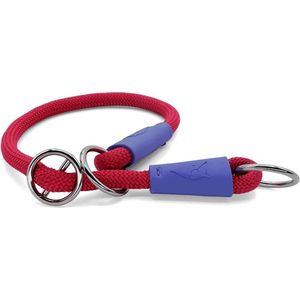 Morso - Half Slip Halsband Hond Regular Rope Gerecycled Red Velvet Rood
