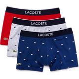 Lacoste Heren 3-pack Trunk - Methylene/Silver Chine - Maat XXL