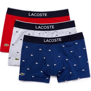 Lacoste Heren 3-pack Trunk - Methylene/Silver Chine - Maat XXL