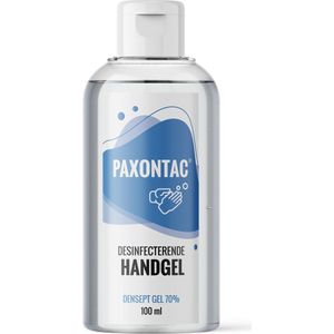 Desinfecterende Handgel 100 ml | Paxontac | Handige meeneemverpakking handalcohol | Ontsmetting | Densept gel 70% | Antibacterieel | Geproduceerd en Verzonden uit Nederland | Plakt niet, stinkt niet en droogt snel