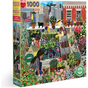 eeBoo Urban Gardening Blokpuzzel 1000 stuk(s) Kunst