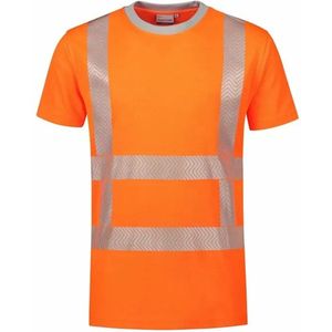 Santino t-shirt Vegas  - fluor oranje - 200171 - maat S