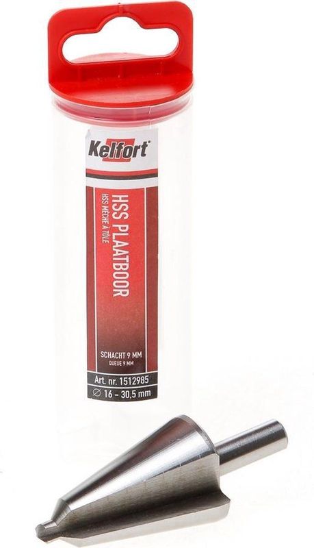 Kelfort Plaatboor HSS 16-30.5mm