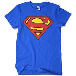 Superman Shield T-Shirt Blue-8 Jahre