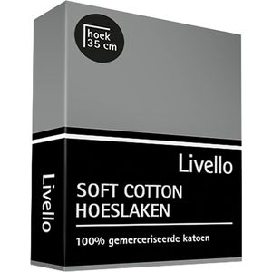 Livello Hoeslaken Soft Cotton Grey 90x210