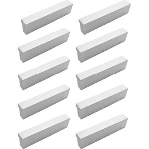 Ibenzoa® 10 Aluminium Türgriff Sets met 32mm Lochnauwkeur, Voor Kasten, Schubladen en Deuren