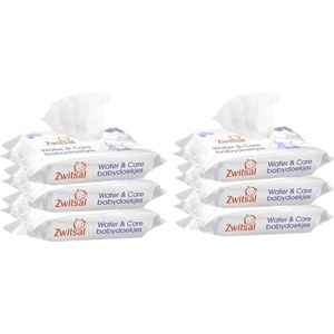 Zwitsal Babydoekjes - Water & Care - 6 x 75 stuks