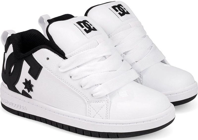 DC Shoes - Court Graffik - Sneakers - White/black