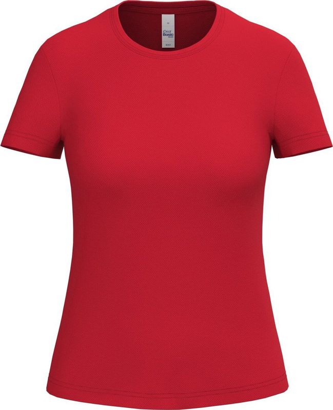 iDeal Basic Brand Mercury dames sport T-shirt IB301 - Ideal Red - XS