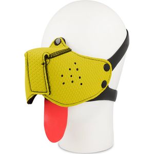 OHMAMA FETISH DOG MUZZLE - YELLOW | Seksspeeltjes | Sex Toys | Masker | BDSM | Extreme BDSM | Bondage | Fetish