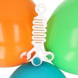 4x Hoekhanger voor drie ballonnen - Feestversiering accessoires ballonhangers
