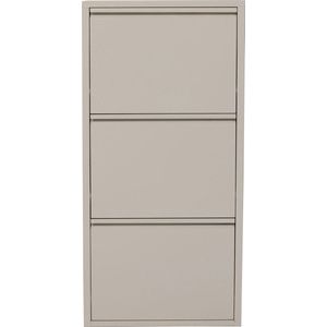 Schoenenkast Caruso creme 3 laden Kare Design
