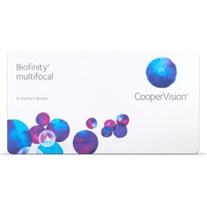 +0.25 - Biofinity® multifocal - +1.00 - D - 6 pack - Maandlenzen - BC 8.60 - Multifocale contactlenzen