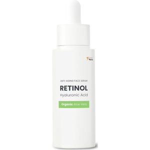Swedish Nutra Retinol Face Serum – Anti-Aging Gezichtsserum met Hyaluronzuur, Niacinamide, Vitamine C & E – Huidverstevigend, Hydraterend en Celvernieuwend – 30 ml