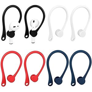 LATRAT 4 stuks oorbeugels, drop-sport, oorhaken, compatibel met oorhaken, perfect voor sport en outdooractiviteiten, duurzaam comfort