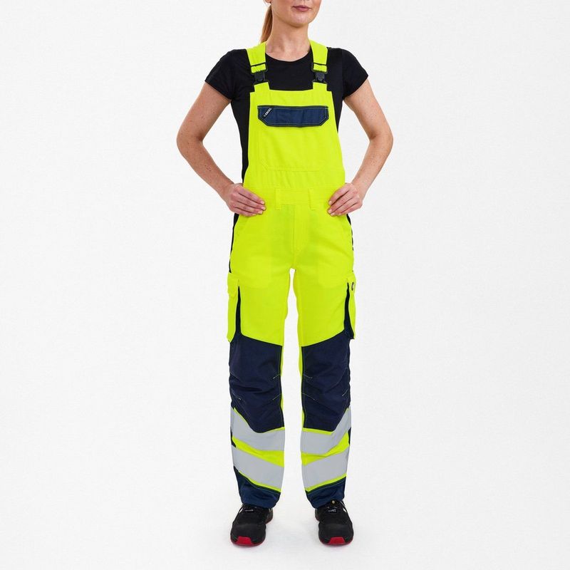 Engel - Safety Light - Amerikaanse Overall - Hi-vis Yellow / Blue Ink - 34