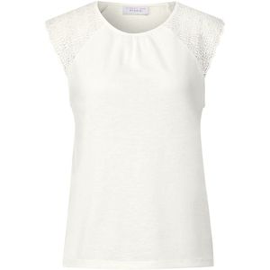 Street one - Dames topje - Maat 40 - Vrouwen - wit - polyester