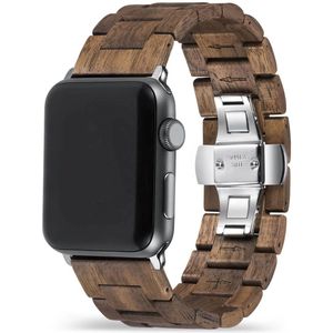 Apple Watch-bandje - Walnotenhout