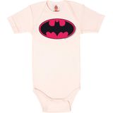 Logoshirt - Baby Body - Pink - Batman Logo