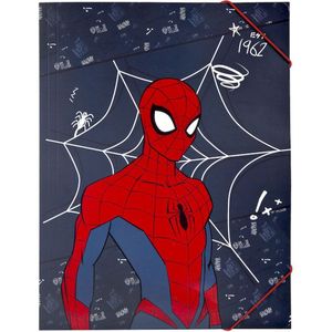 Undercover - Spider-Man Bewaarmap A4 met Elastiek - Kunststof - Multicolor