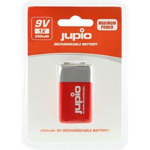 Jupio Rechargeable Batteries 9V 250 mAh 1 pc