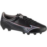 MIZUNO - ALPHA SELECT - Voetbalschoenen - Zwart/Ignition Red - Kunstleer