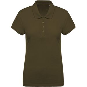 Kariban Dames/dames Organic Pique Polo Shirt (Mosgroen)