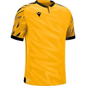 Macron Themis Eco Shirt Korte Mouw Heren - Amber / Zwart | Maat: XXL