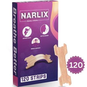 Narlix - 120 Anti Snurk Neusstrips - Neuspleisters - Huidvriendelijk