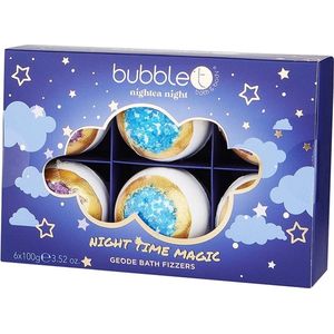 bubble't bath&body-Nightea Night Geode Bath Bomb cadeauset (6 x 100 g)