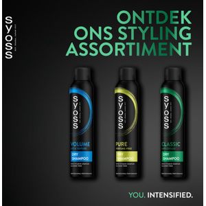 SYOSS - AntiGrease Droogshampoo - Shampoo - Langdurige Styling - 200ml - 1 stuk