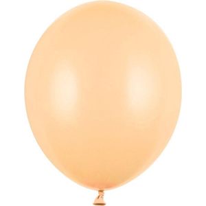 Partydeco ballonnen Pastel Peach (100 stuks)