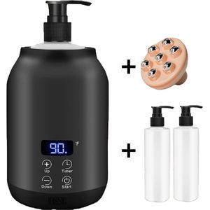 HSNL® Massage Olieverwarmer - Massage Olie Verwarmer - Guasha - Inclusief Massagetool - Inclusief 2 Flesjes Voor Olie -