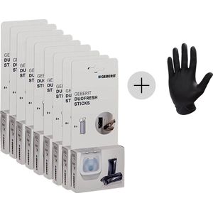 Geberit DuoFresh Sticks Toiletblok - 72 stuks - Voordeelverpakking + Gratis latex handschoen