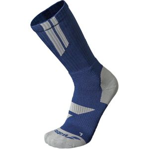 Babolat ondersteunende hoge sokken | big logo blauw grijs | maat 47/50