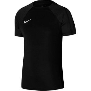 Nike Strike III Shirt Korte Mouw Kinderen - Zwart | Maat: 128