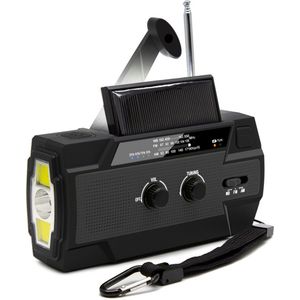 Noodradio Radio Op Batterijen - Zwengelradio Radio Op Batterijen - Draagbare Radio - Kleine Radio - Mini Noodradio FM/AM - Pocket Radio Speler - Radio voor Rampen - Radio op Batterijen