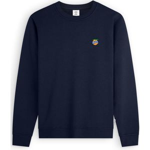 A-dam Adam Orange - Sweatshirts - Duurzaam - Katoen - Trui - Heren - Donker Blauw - S