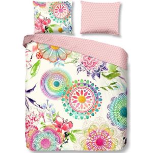 HIP 6097-H Milika - dekbedovertrek - eenpersoons - 140x200/220 cm  - 100% katoen - multi